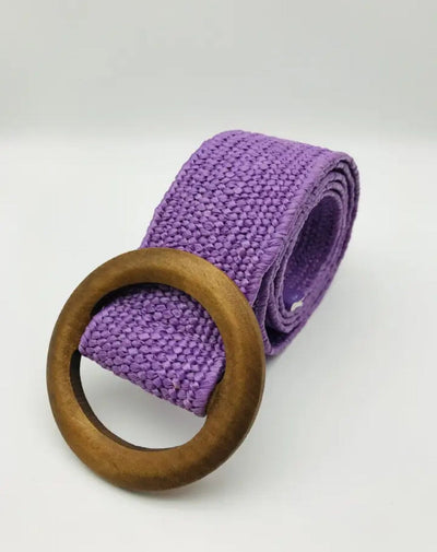 Purple Buckle Stretchy Belt Belt TLM Edit 