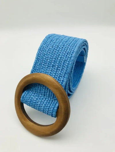 Blue Buckle Stretchy Belt Belt TLM Edit 
