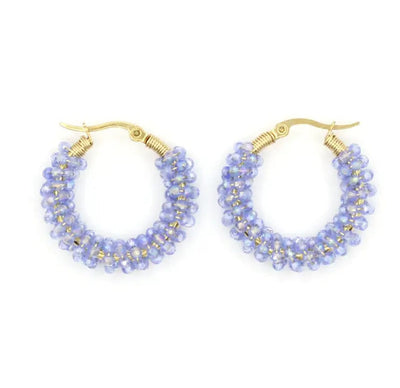 Crystal Blue Beaded Chubby Hoops TLM Edit 