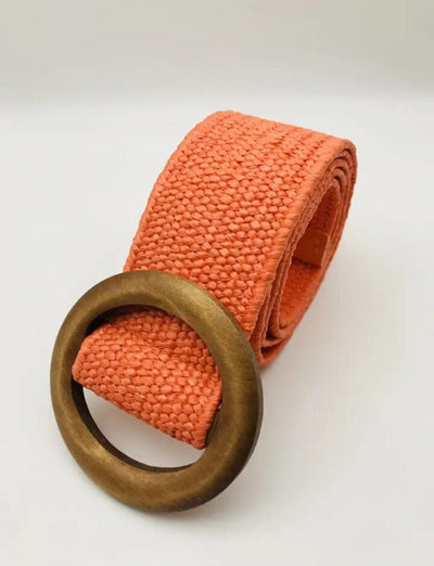 Orange Buckle Stretchy Belt Belt TLM Edit 