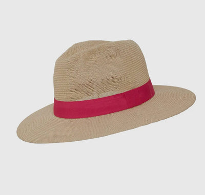 Panama Hat with Pink Band Hat TLM Edit 