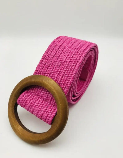 Pink Buckle Stretchy Belt Belt TLM Edit 