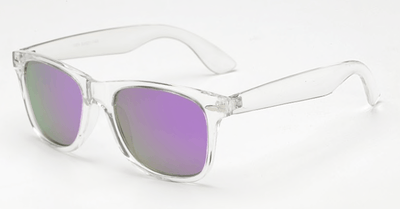 Purple Mirrored Wayfarer Sunglasses Sunglasses TLM Edit 