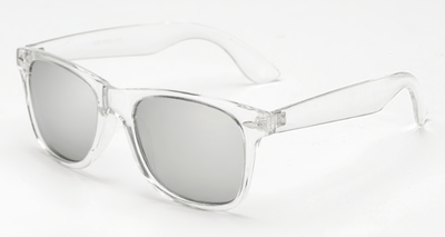 Silver Mirrored Wayfarer Sunglasses Sunglasses TLM Edit 